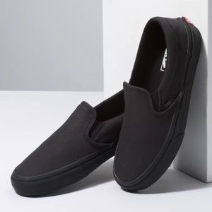 VANS All Black “Made for the Makers” Work Slip-On